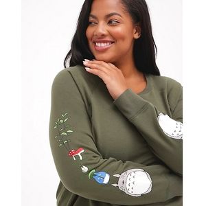 TORRID TOTORO STUDIO GHIBLI PULLOVER SWEATSHIRT